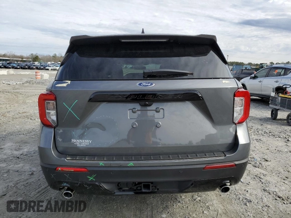 2024 Ford Explorer ST-Line with VIN 1FMSK7KH4RGA10464, listed as a Copart auction lot 43239635 with 4,786 mi miles and Salvage Title. Bid and sale history available at carsss.com. Image 6.