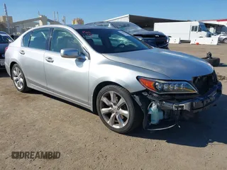 2014 Acura RLX with VIN JH4KC1F30EC004383, listed as a IAAI auction lot 41658119 with 254,292 mi miles. Bid and sale history available at carsss.com. Image 1.