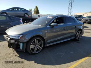 2019 Audi A3 Sedan Premium Plus with VIN WAUJEGFF7K1023957, listed as a Copart auction lot 78278544 with 35,967 mi miles and Salvage Title. Bid and sale history available at carsss.com. Image 1.