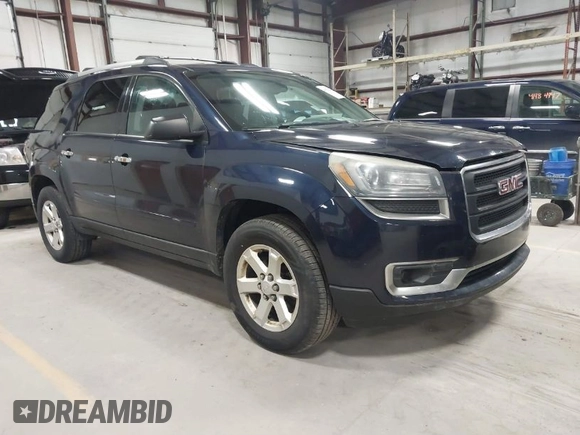 2015 GMC Acadia SLE with VIN 1GKKRPKD4FJ109172, listed as a IAAI auction lot 41981262 with 192,697 mi miles. Bid and sale history available at carsss.com. Image 1.