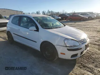 2009 Volkswagen Rabbit S with VIN WVWAB71K09W070020, listed as a Copart auction lot 86055004 with 157,031 mi miles and Salvage Title. Bid and sale history available at carsss.com. Image 4.