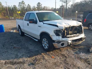 2014 Ford F-150 XL with VIN 1FTEX1CM9EFD03286, listed as a IAAI auction lot 41798654 with 153,525 mi miles. Bid and sale history available at carsss.com. Image 1.