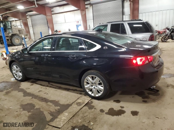 2017 Chevrolet Impala LS with VIN 2G11X5S31H9167014, listed as a Copart auction lot 44214465 with 116,812 mi miles and Clean Title. Bid and sale history available at carsss.com. Image 2.