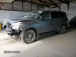 2017 Infiniti QX80 z VIN JN8AZ2NF1H9641401, wystawiony jako Copart lot #50969345 z przebiegiem 137 376 mil mil oraz Szkody całkowita. Historia ofert i sprzedaży dostępna na DreamBid. Obrazek 1.
