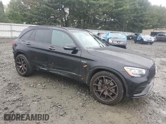 2021 Mercedes-Benz GLC with VIN W1N0G6EB6MF990348, listed as a Copart auction lot 73363074 with 32,084 mi miles and Salvage Title. Bid and sale history available at carsss.com. Image 4.