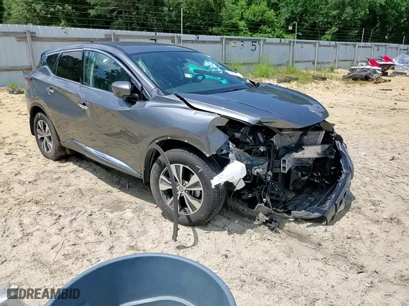 2022 Nissan Murano S with VIN 5N1AZ2AS2NC122981, listed as a Copart auction lot 56567474 with 14,588 mi miles and Salvage Title. Bid and sale history available at carsss.com. Image 11.