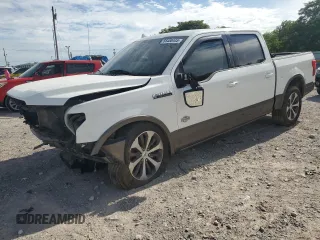 2020 Ford F-150 XL with VIN 1FTEW1C48LFB19733, listed as a Copart auction lot 55488445 with Not provided miles and Salvage title. Bid and sale history available at DreamBid. Image 1.