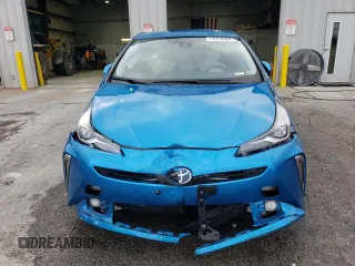 2020 Toyota Prius LE with VIN JTDL9RFU9L3019067, listed as a Copart auction lot 76759424 with 58,028 mi miles and Salvage Title. Bid and sale history available at DreamBid. Image 5.