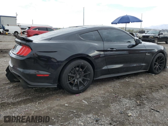 2018 Ford Mustang GT with VIN 1FA6P8CF6J5181359, listed as a Copart auction lot 56077125 with 79,573 mi miles and Salvage title. Bid and sale history available at DreamBid. Image 3.