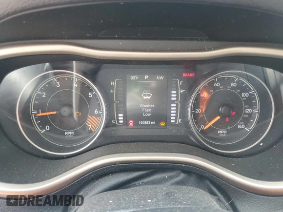 2015 Jeep Cherokee Sport with VIN 1C4PJLAB7FW536303, listed as a Copart auction lot 56233885 with 150,883 mi miles and Salvage title. Bid and sale history available at DreamBid. Image 9.