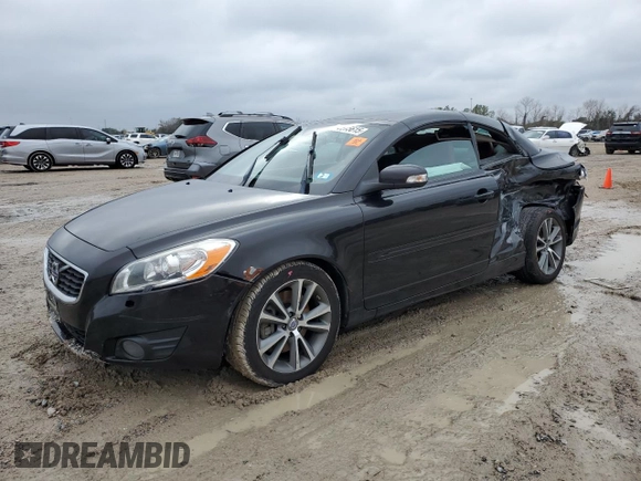 2012 Volvo C70 T5 with VIN YV1672MC8CJ127982, listed as a Copart auction lot 42875615 with 96,906 mi miles and Salvage Title. Bid and sale history available at carsss.com. Image 1.