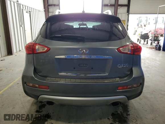 2017 Infiniti QX50 z VIN JN1BJ0RP1HM383833, wystawiony jako Copart lot #55460985 z przebiegiem 96 036 mil mil oraz Czysty tytuł • Clean title. Historia ofert i sprzedaży dostępna na DreamBid. Obrazek 6.