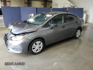 2024 Nissan Versa S with VIN 3N1CN8DVXRL923107, listed as a Copart auction lot 59899525 with 20,566 mi miles and Salvage title. Bid and sale history available at DreamBid. Image 1.
