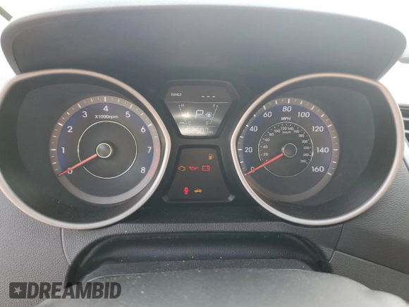 2014 Hyundai Elantra z VIN KMHDH6AH8EU026374, wystawiony jako Copart lot #56254775 z przebiegiem 162 507 mil mil oraz Tytuł czysty. Historia ofert i sprzedaży dostępna na DreamBid. Obrazek 9.