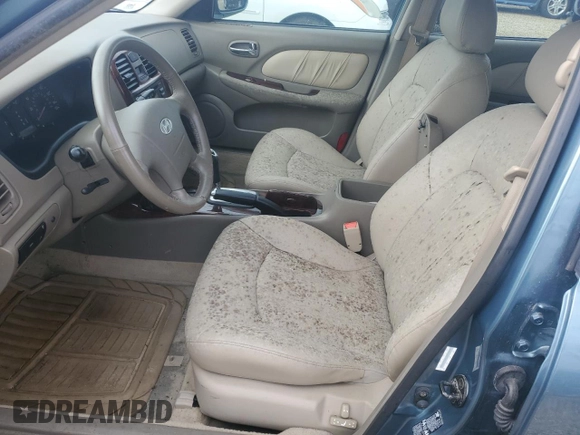 2005 Hyundai Sonata GLS with VIN KMHWF35H45A155480, listed as a Copart auction lot 74567304 with 0 mi miles and Salvage Title. Bid and sale history available at carsss.com. Image 7.