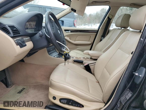 2003 BMW 3 Series 330xi with VIN WBAEW534X3PG20883, listed as a Copart auction lot 44990785 with 126,414 mi miles and Clean Title. Bid and sale history available at carsss.com. Image 7.