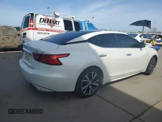2017 Nissan Maxima SV with VIN 1N4AA6AP8HC426308, listed as a Copart auction lot 49900155 with 105,638 mi miles and Salvage Title. Bid and sale history available at DreamBid. Image 3.