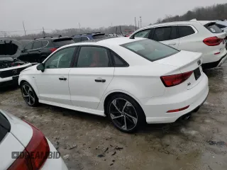 2020 Audi A3 Sedan S line Premium with VIN WAUBEGFF0LA006973, listed as a Copart auction lot 80601903 with 49,607 mi miles. Bid and sale history available at carsss.com. Image 2.