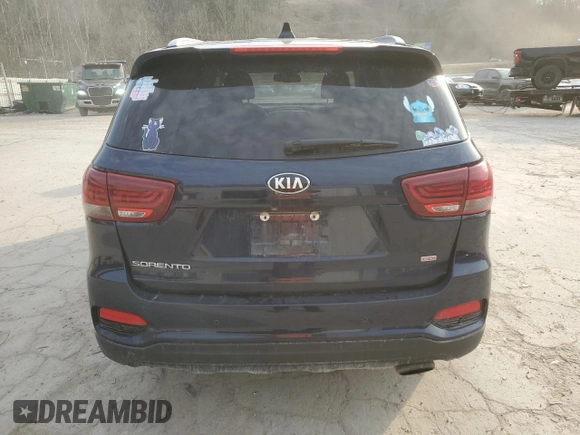 2019 Kia Sorento LX with VIN 5XYPGDA32KG597742, listed as a Copart auction lot 48980545 with 98,618 mi miles and Salvage Title. Bid and sale history available at carsss.com. Image 6.
