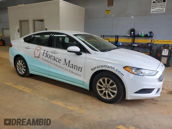 2017 Ford Fusion S with VIN 3FA6P0G79HR144527, listed as a Copart auction lot 53135265 with 128,330 mi miles and Clean Title. Bid and sale history available at carsss.com. Image 4.