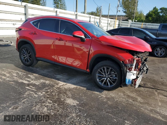 2024 Lexus NX 250 with VIN 2T2ADCAZ8RC006506, listed as a Copart auction lot 56873335 with 55,161 mi miles and Non repairable. Bid and sale history available at DreamBid. Image 4.
