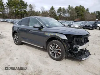 2023 Audi Q5 Sportback S line Prestige with VIN WA16AAFY9P2183305, listed as a Copart auction lot 49780375 with 18,139 mi miles and Salvage title. Bid and sale history available at DreamBid. Image 4.