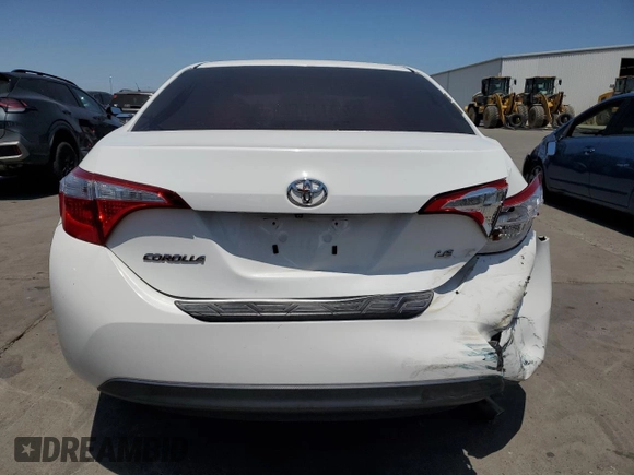 2014 Toyota Corolla L with VIN 5YFBURHE8EP069548, listed as a Copart auction lot 61000225 with 119,711 mi miles and Salvage title. Bid and sale history available at DreamBid. Image 6.