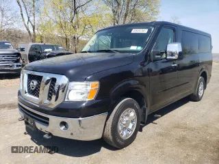 2018 Nissan NV 3500 HD SL z VIN 5BZAF0AA7JN850786, wystawiony jako Copart lot #53934755 z przebiegiem 35 357 mil mil oraz Szkoda całkowita • Salvage title. Historia ofert i sprzedaży dostępna na DreamBid. Obrazek 1.
