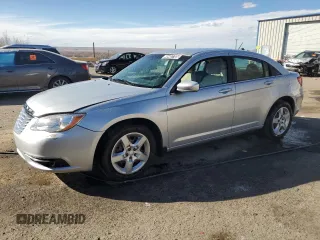2012 Chrysler 200 LX with VIN 1C3CCBABXCN130007, listed as a Copart auction lot 46487705 with 103,407 mi miles and Clean Title. Bid and sale history available at carsss.com. Image 1.