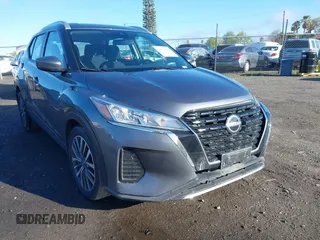 2023 Nissan Kicks SV with VIN 3N1CP5CV6PL494149, listed as a IAAI auction lot 41814244 with 49,010 mi miles. Bid and sale history available at carsss.com. Image 1.