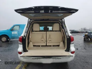 2015 Lexus LX 570 with VIN JTJHY7AXXF4185222, listed as a Copart auction lot 83833874 with 165,154 mi miles and Salvage Title. Bid and sale history available at DreamBid. Image 6.