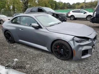 2024 BMW M2 with VIN 3MF13DM05R8E66472, listed as a Copart auction lot 72720884 with 102 mi miles and Salvage Title. Bid and sale history available at carsss.com. Image 4.