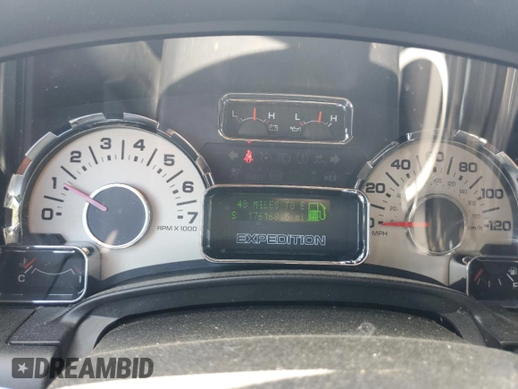 2013 Ford Expedition Limited z VIN 1FMJU2A50DEF11632, wystawiony jako Copart lot #55976345 z przebiegiem 176 168 mil mil oraz Szkoda całkowita • Salvage title. Historia ofert i sprzedaży dostępna na DreamBid. Obrazek 9.