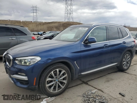 2018 BMW X3 xDrive30i with VIN 5UXTR9C56JLD69140, listed as a Copart auction lot 47052265 with 70,640 mi miles and Salvage Title. Bid and sale history available at DreamBid. Image 1.