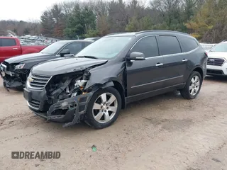 2015 Chevrolet Traverse LTZ with VIN 1GNKVJKD5FJ341677, listed as a IAAI auction lot 41632340 with 173,711 mi miles and . Bid and sale history available at DreamBid. Image 17.