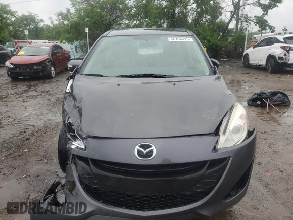 2015 Mazda 5 Sport with VIN JM1CW2BL2F0182775, listed as a Copart auction lot 56796415 with 95,662 mi miles and Salvage title. Bid and sale history available at DreamBid. Image 5.