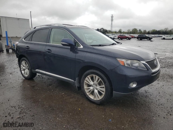 2010 Lexus RX 450h with VIN JTJBC1BA6A2026391, listed as a Copart auction lot 50728435 with 215,357 mi miles and Clean Title. Bid and sale history available at carsss.com. Image 4.