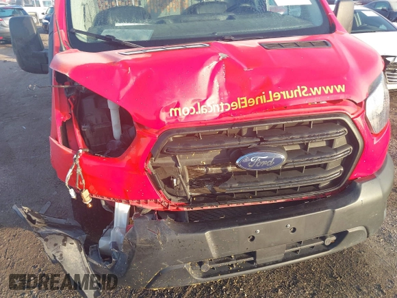 2020 Ford Transit Cargo z VIN 1FTBR1Y83LKB49056, wystawiony jako IAAI lot #41168050 z przebiegiem 91 855 mil mil oraz . Historia ofert i sprzedaży dostępna na DreamBid. Obrazek 6.
