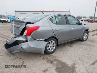 2014 Nissan Versa SV with VIN 3N1CN7AP0EL829246, listed as a IAAI auction lot 41351527 with 96,607 mi miles. Bid and sale history available at carsss.com. Image 4.