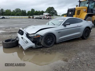 2021 Ford Mustang GT with VIN 1FA6P8CF4M5116482, listed as a Copart auction lot 54731445 with 134,900 mi miles and Salvage title. Bid and sale history available at DreamBid. Image 1.