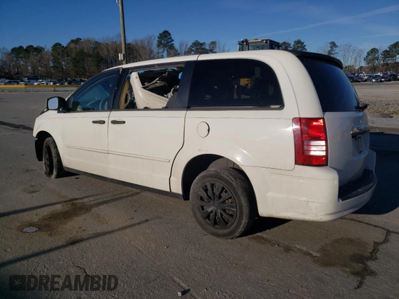2008 Chrysler Town & Country LX with VIN 2A8HR44H58R725507, listed as a Copart auction lot 46929055 with 0 mi miles and Salvage Title. Bid and sale history available at carsss.com. Image 2.