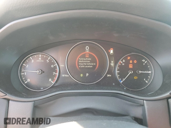 2025 Mazda CX-50 S Select with VIN 7MMVABAM8SN336713, listed as a Copart auction lot 42203715 with 1,816 mi miles and Salvage Title. Bid and sale history available at DreamBid. Image 9.