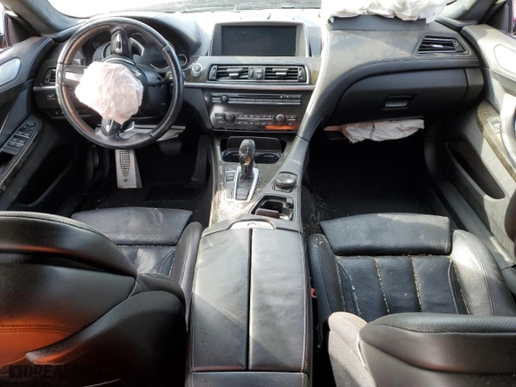 2015 BMW 6 Series 650i with VIN WBA6B2C57FGB99619, listed as a Copart auction lot 83660614 with 51,551 mi miles and Salvage Title. Bid and sale history available at carsss.com. Image 8.