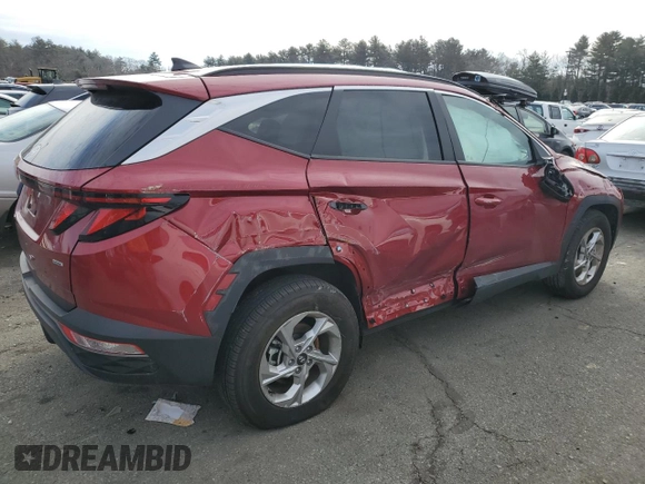2024 Hyundai Tucson SEL with VIN 5NMJBCDE3RH410732, listed as a Copart auction lot 45792445 with 6,995 mi miles and Salvage Title. Bid and sale history available at carsss.com. Image 3.