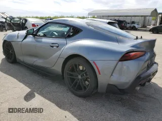 2022 Toyota GR Supra 3.0 with VIN WZ1DB0C08NW051288, listed as a Copart auction lot 48600475 with 29,218 mi miles and Salvage Title. Bid and sale history available at carsss.com. Image 2.