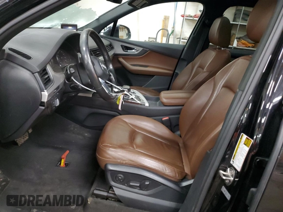 2017 Audi Q7 Premium with VIN WA1AAAF78HD021043, listed as a Copart auction lot 48114225 with 84,879 mi miles and Salvage title. Bid and sale history available at DreamBid. Image 7.