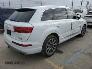 2018 Audi Q7 Premium Plus with VIN WA1LAAF79JD017453, listed as a Copart auction lot 53078955 with 57,654 mi miles and Salvage Title. Bid and sale history available at carsss.com. Image 3.
