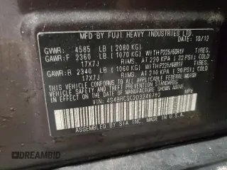 2013 Subaru Outback Limited z VIN 4S4BRCSC2D3246782, wystawiony jako Copart lot #83779454 z przebiegiem 155 958 mil mil oraz Nie do naprawy • Non repairable. Historia ofert i sprzedaży dostępna na DreamBid. Obrazek 13.