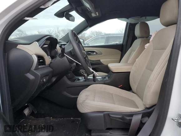 2023 Chevrolet Traverse LS with VIN 1GNEVFKW0PJ339381, listed as a Copart auction lot 84208874 with 20,920 mi miles and Salvage Title. Bid and sale history available at carsss.com. Image 7.
