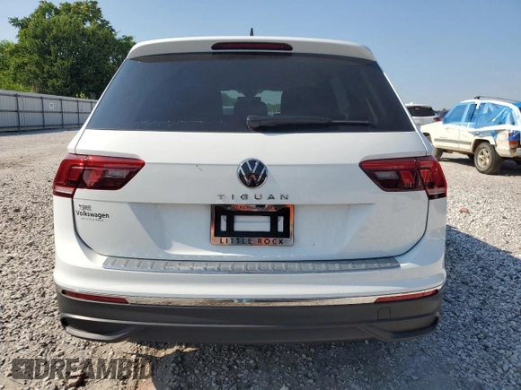 2024 Volkswagen Tiguan SE with VIN 3VV3B7AX8RM067341, listed as a Copart auction lot 59422165 with 12,464 mi miles and Salvage title. Bid and sale history available at DreamBid. Image 6.